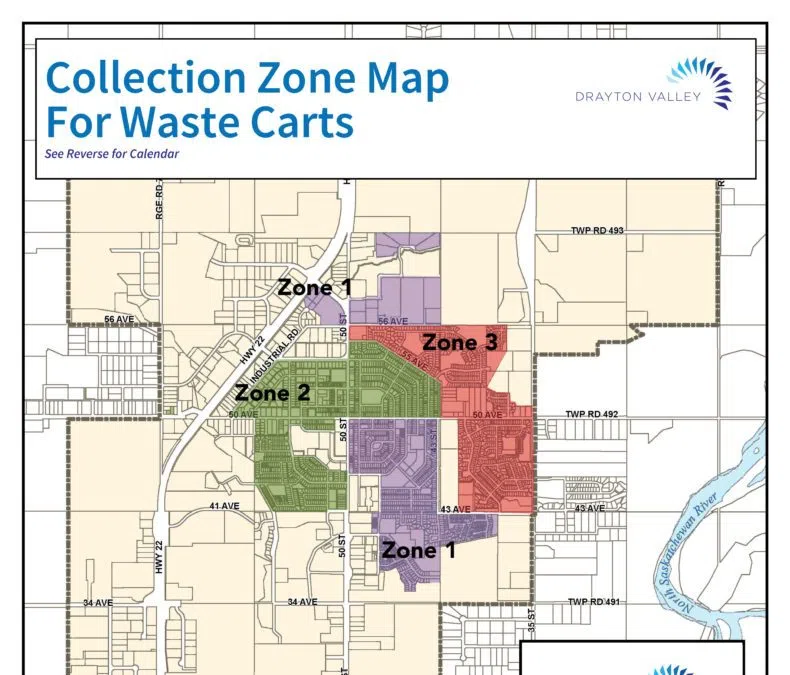 Drayton Valley 2025 waste collection schedule Big West Country 92.9 FM