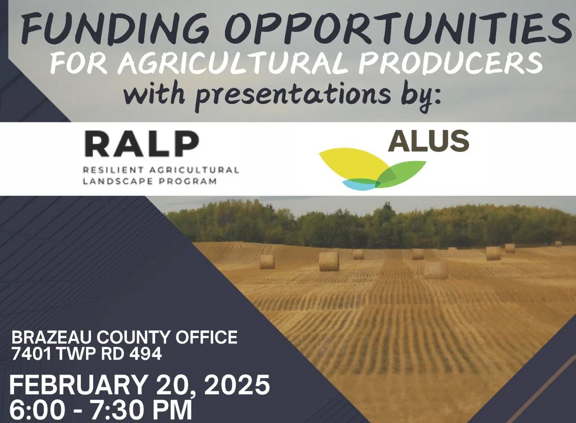 Brazeau County residents invited to attend RALP and ALUS information session