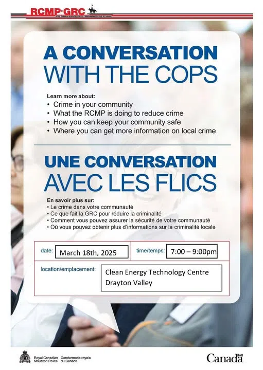 Conversations with cops at Clean Energy Technology Centre