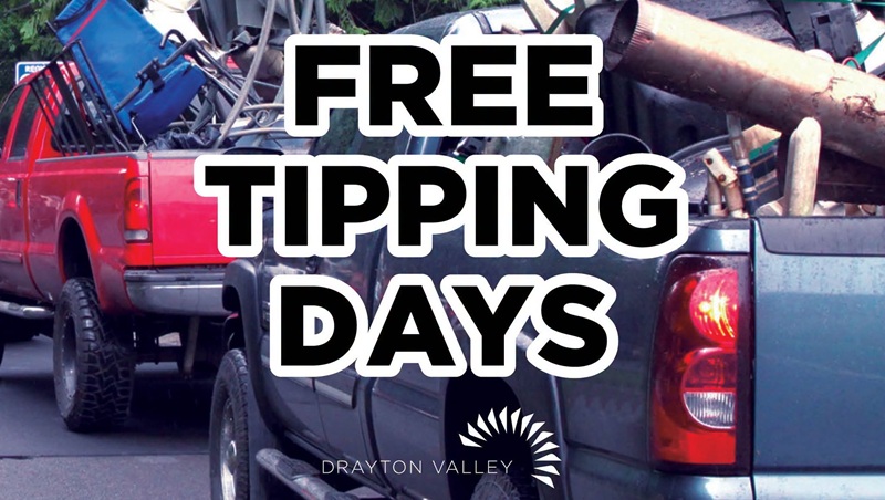 Free tipping days for Drayton Valley residents at Aspen Waste Management Facility