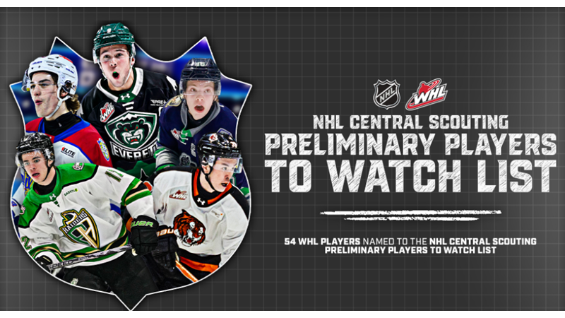 Local among WHLers on NHL Central Scouting's preliminary Players to Watch list