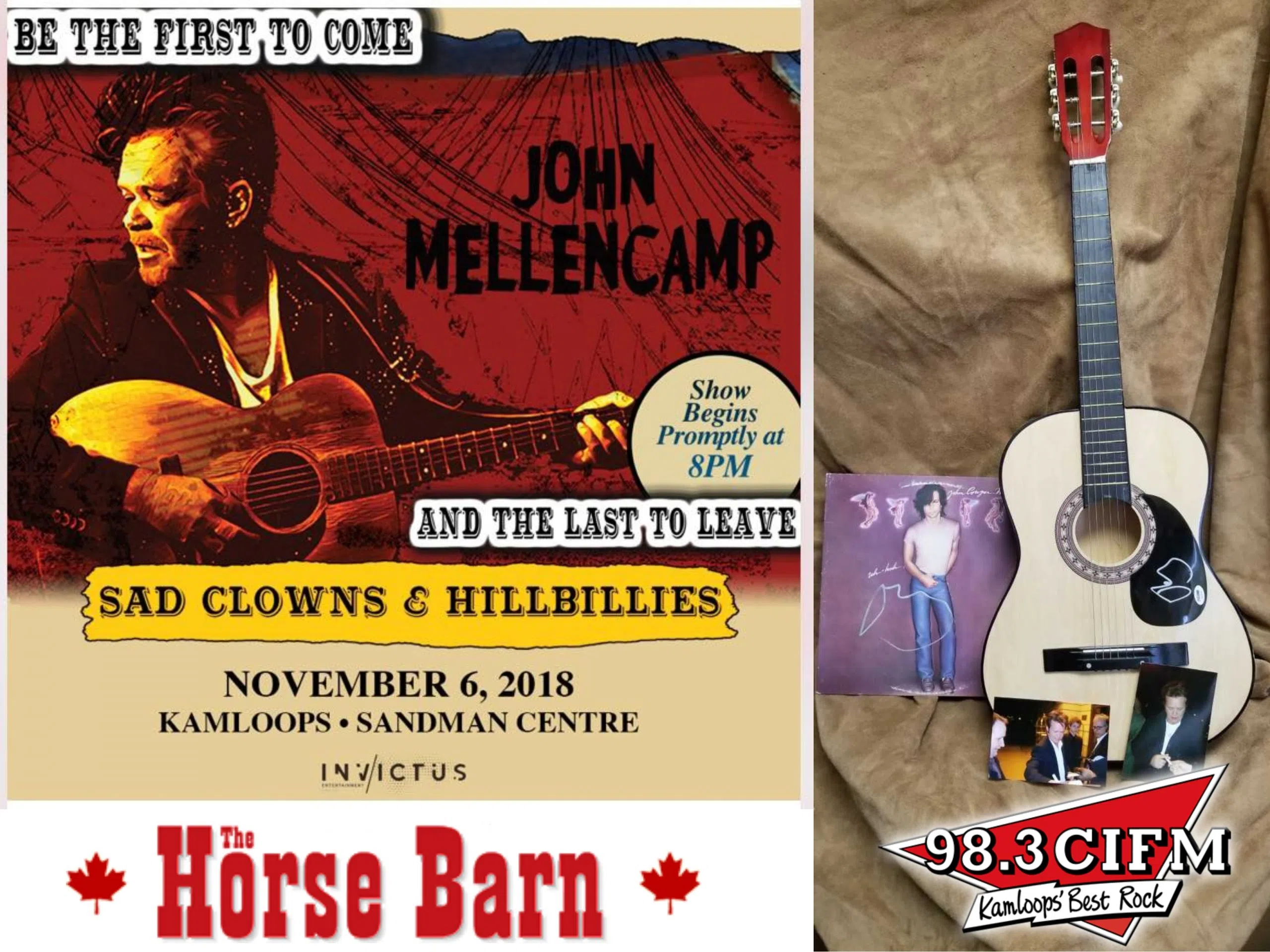 The Horse Barn Presents – Mellencamp Fan Pack – Stan’s Last Ride