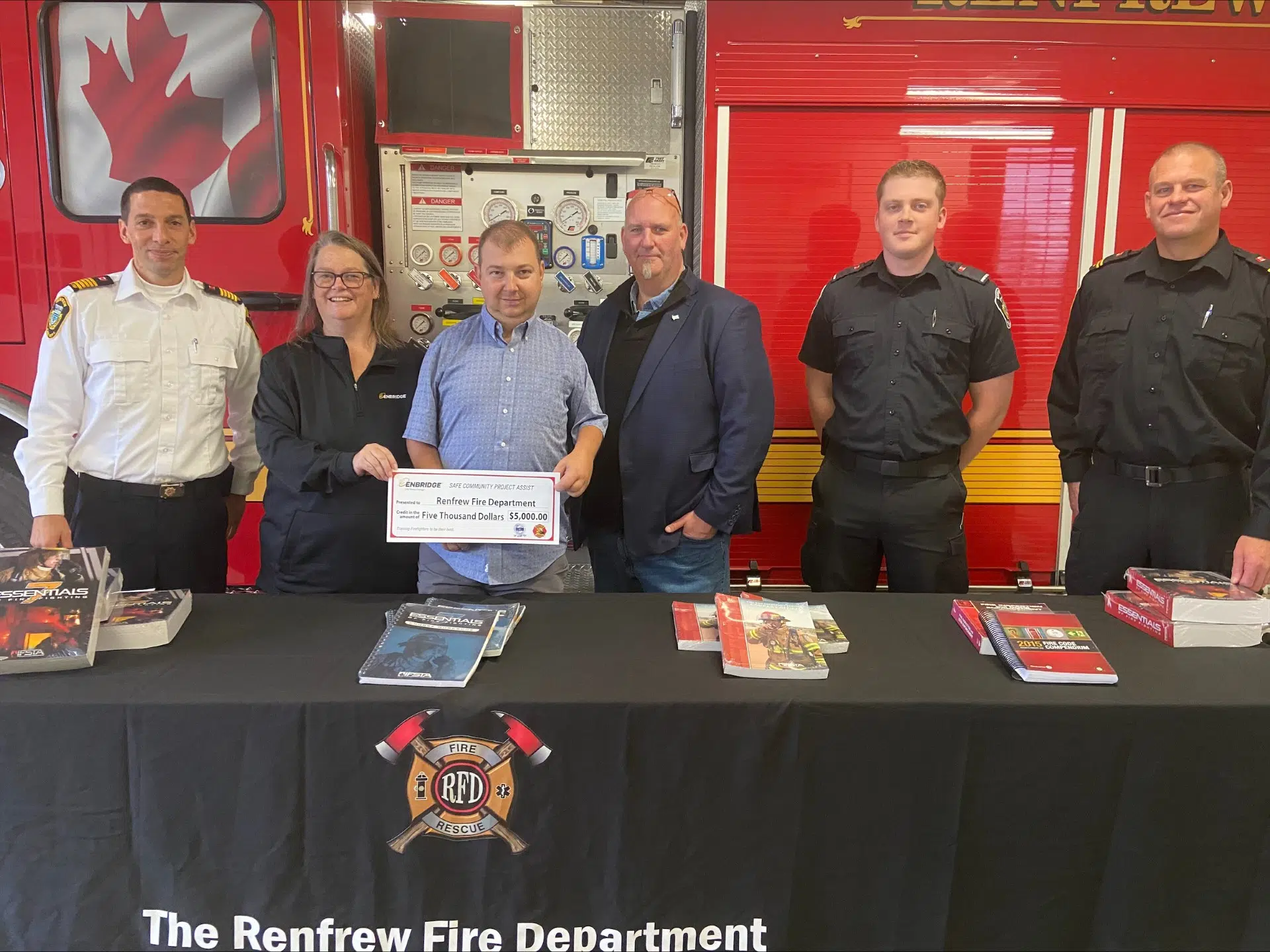 COMMUNITY SPOTLIGHT: New training material on the way for local  firefighters thanks to grant from Enbridge Gas