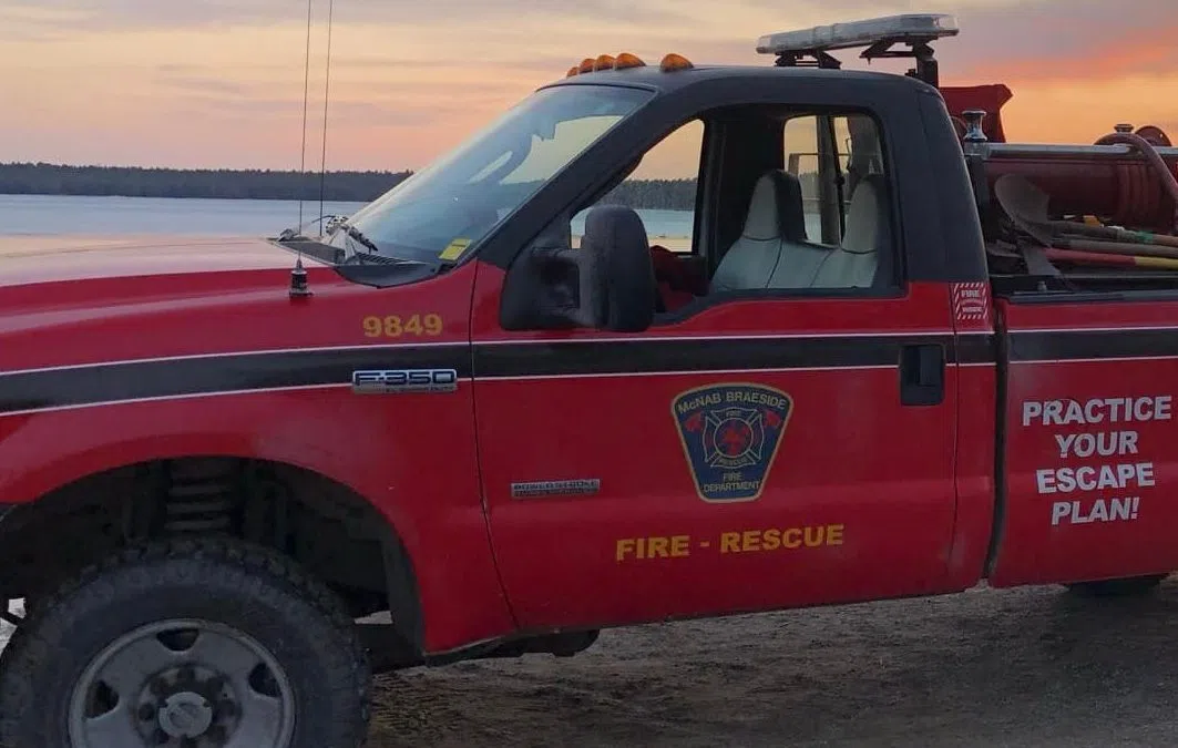 McNabBraeside firefighters on scene of structure fire 96.1 Renfrew Today