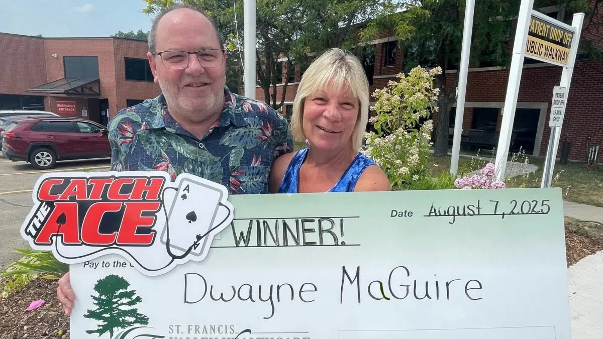 Meet the newest St. Francis Valley Healthcare Catch the Ace Winner!