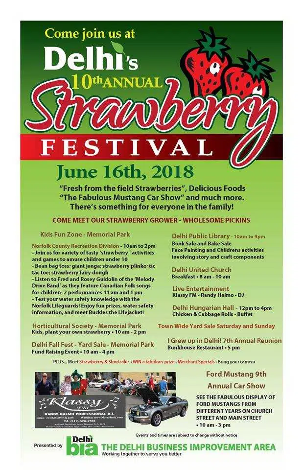 Delhi Strawberry Festival NorfolkToday.ca