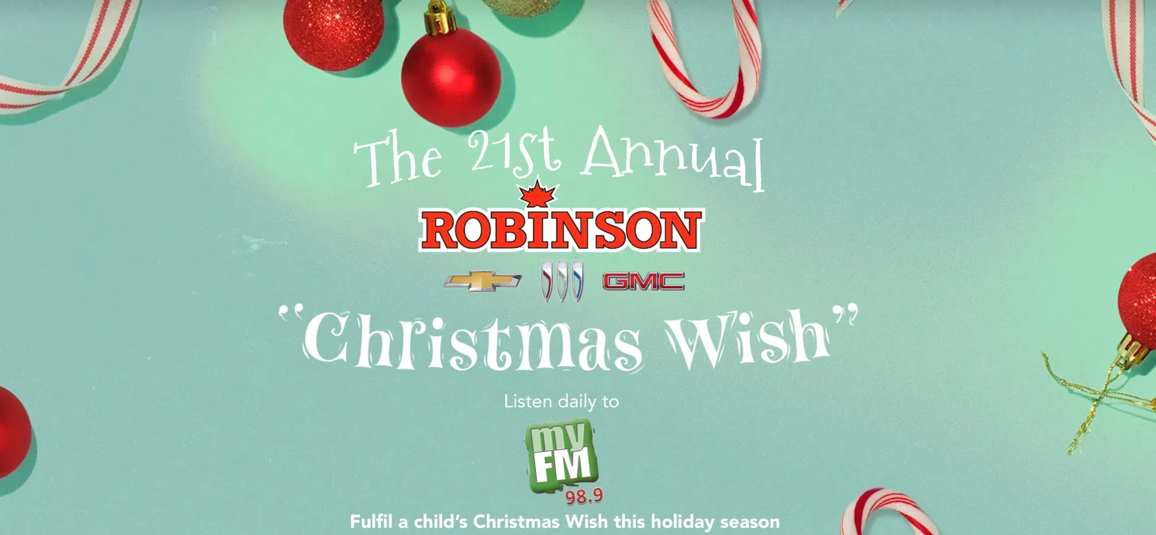 The 21st Annual Robinson Chevrolet Buick GMC Christmas Wish