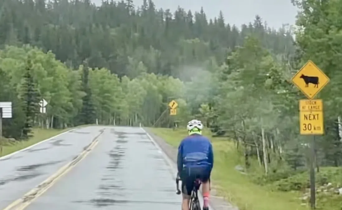 Dan Johnson enters Prairie leg of cross-Canada ride