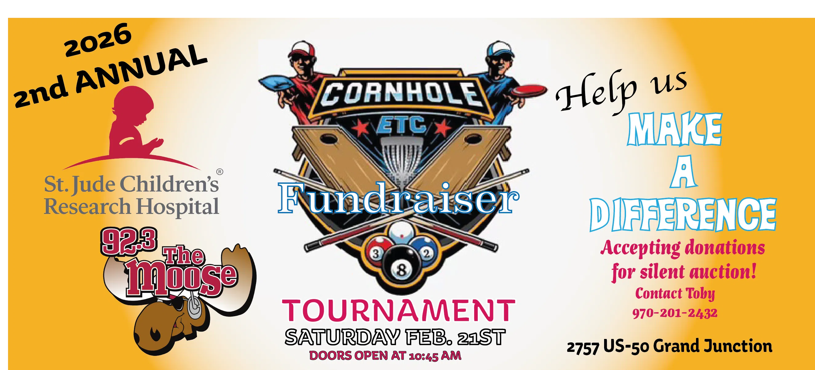 Feature: https://cornholeetc.com/etn/st-judes-9-ball-cornhole-fundraiser/