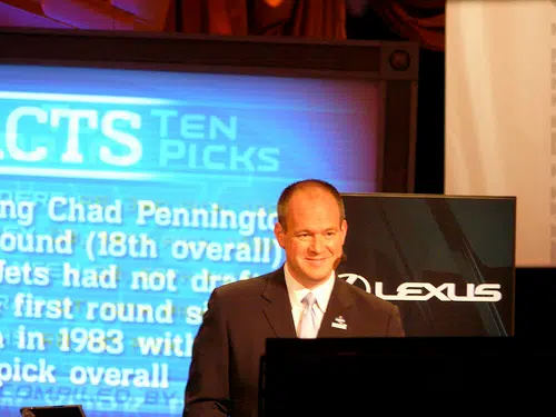 NFL Network's Rich Eisen and his annual 40-Yard Dash results
