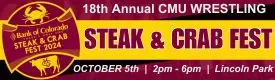 Feature: https://tickets.coloradomesa.edu/event/athletics-steak-crab-fest-c8b0sj