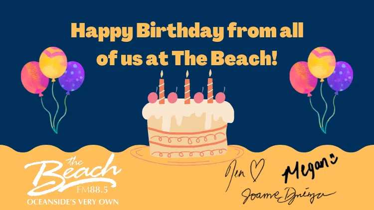 Beach Birthday E-Blast