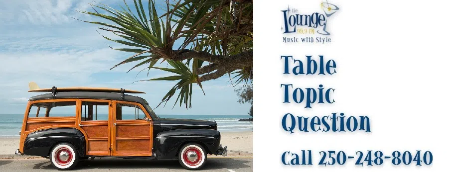Table Topic Question Wednesday August 30