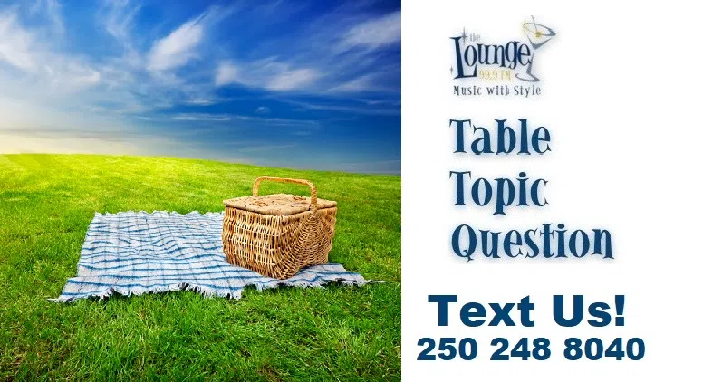 Table Topic Question: Tuesday April 24