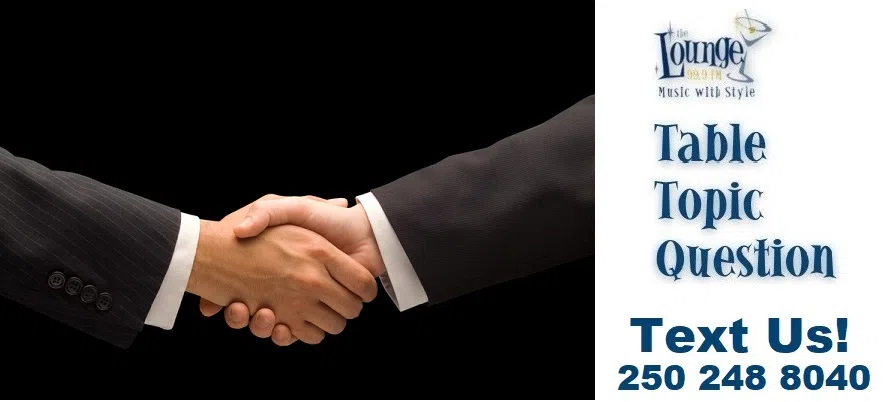 Table Topic Question: Thursday June 26