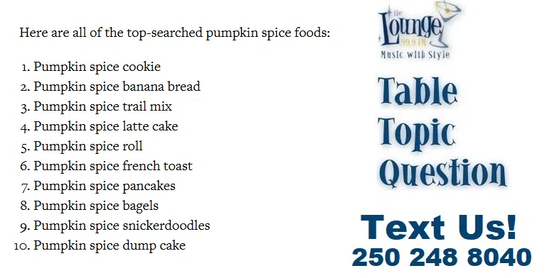Table Topic Question: Wednesday September 17