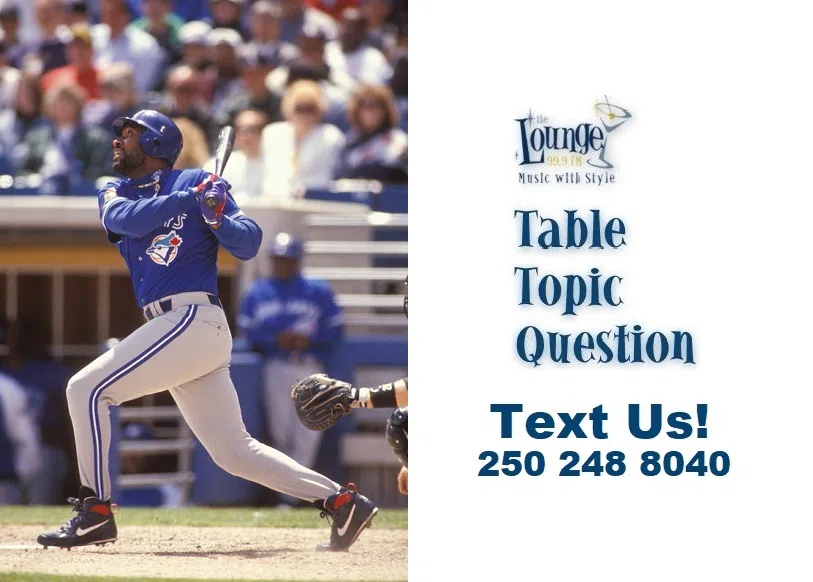 Table Topic Question: Thursday October 16