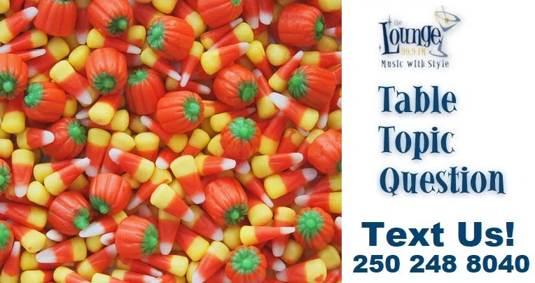 Table Topic Question: Thursday October 30