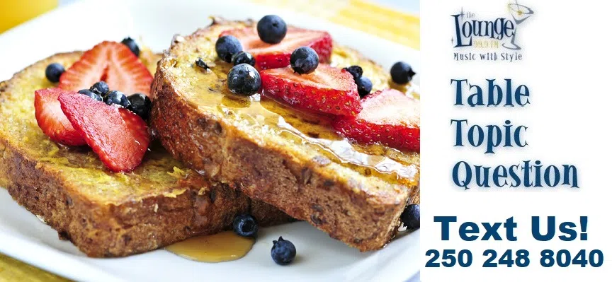 Table Topic Question: Friday November 28