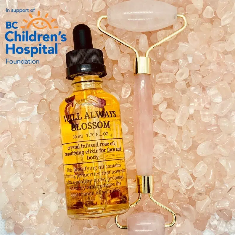 Rose Oil that supports BC Children's Hospital