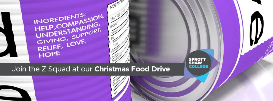 Sprott Shaw College Christmas Food Drive