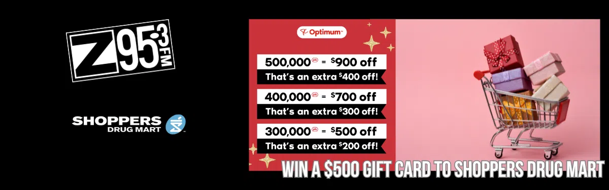 Play One Second Win with Katie & Ed for a chance to win $500 to Shoppers Drug Mart!