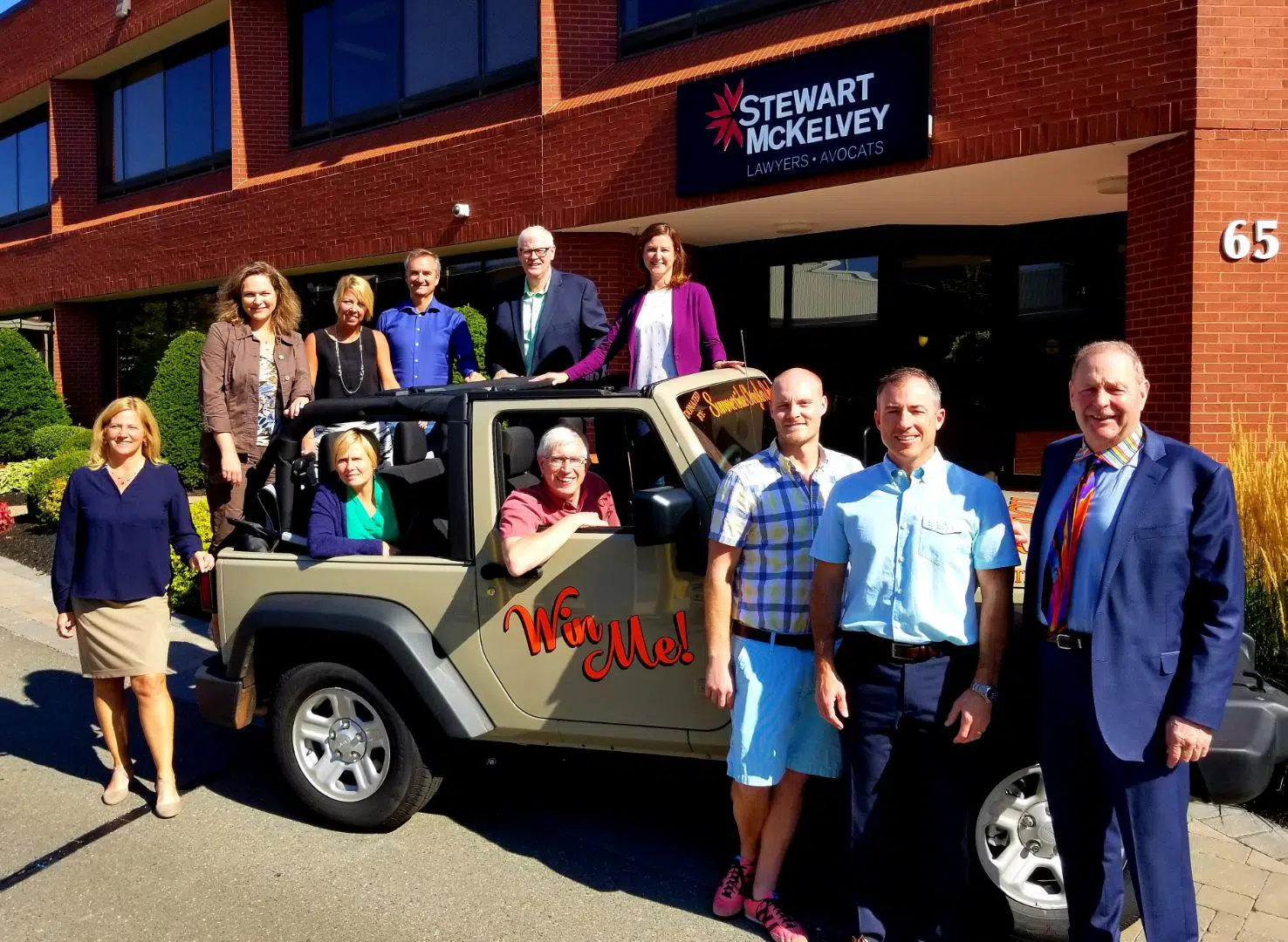Stewart McKelvey Law Firm donates Jeep it won back to PCH Foundation