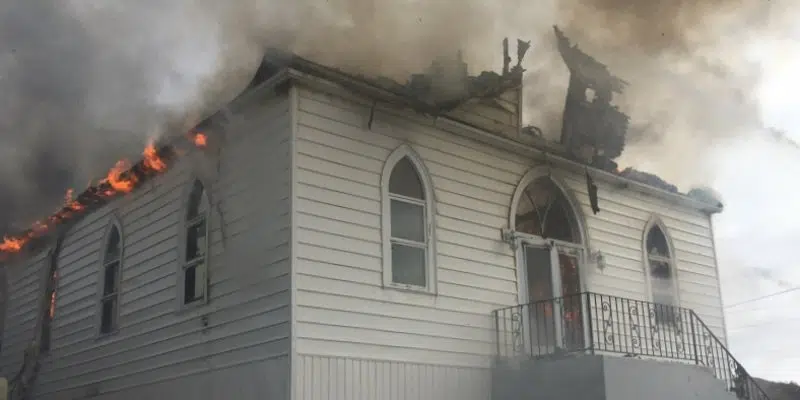 Church Destroyed By Fire On Baie Verte Peninsula