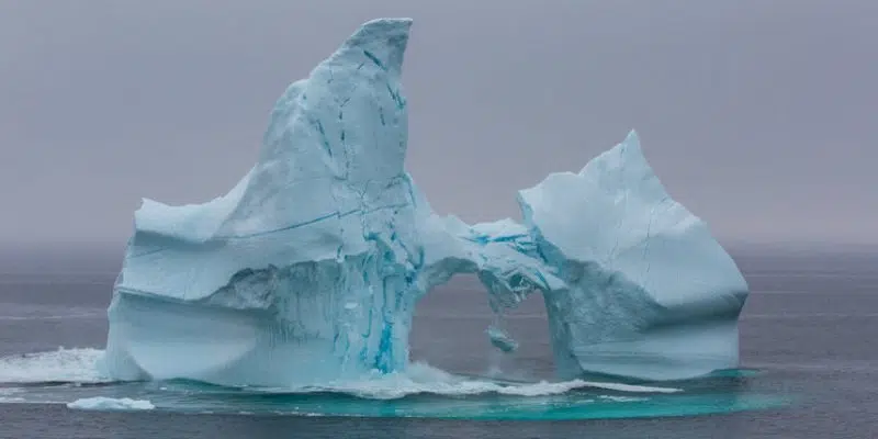 Spectacular Photos Capture Grates Cove Iceberg Collapsing