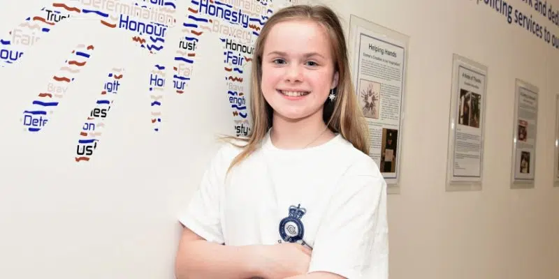 Young Girl’s Thank You To Police Decorates Wall At RNC HQ