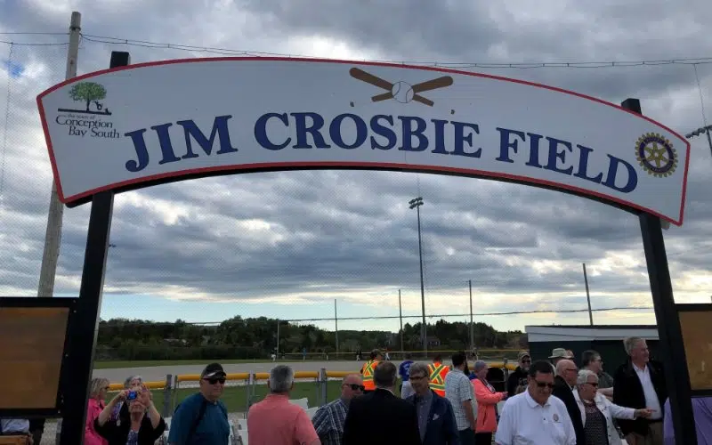 CBS Names Baseball Field In Honour Of Jim ‘Mr. Baseball’ Crosbie