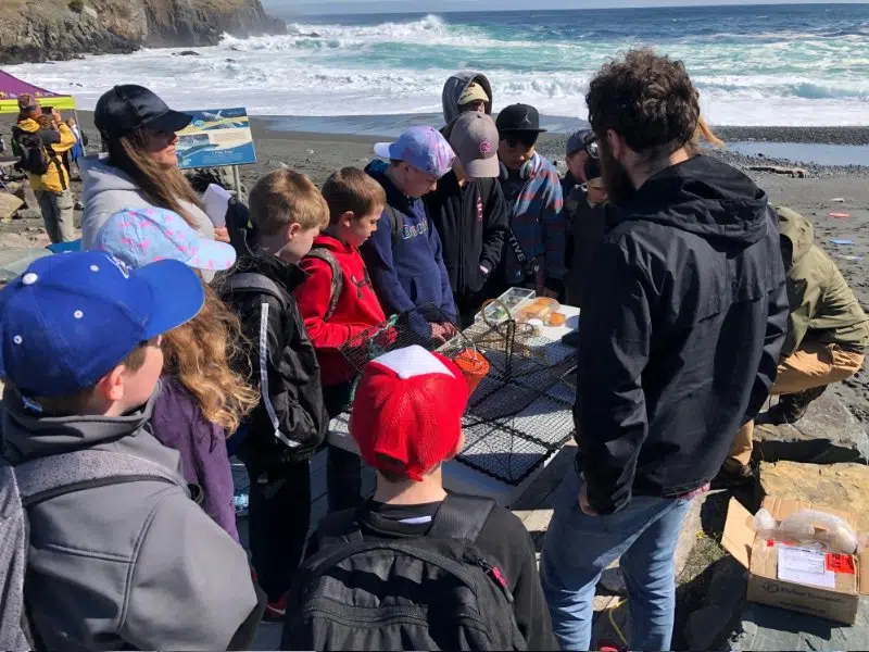 Students Help Clean Middle Cove Beach In Hands-On Learning Experience