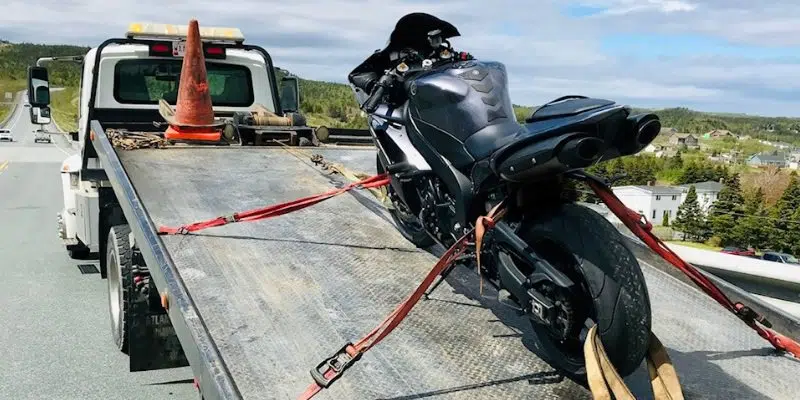 Motorcycle Seized After Driver Pulls Stunt Past Scene Of Traffic Stop