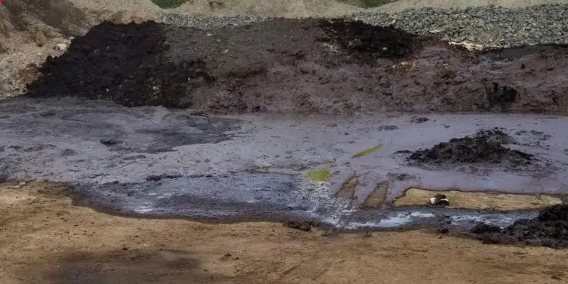 Government Departments Reviewing Discovery of Oily Mud at Quarry