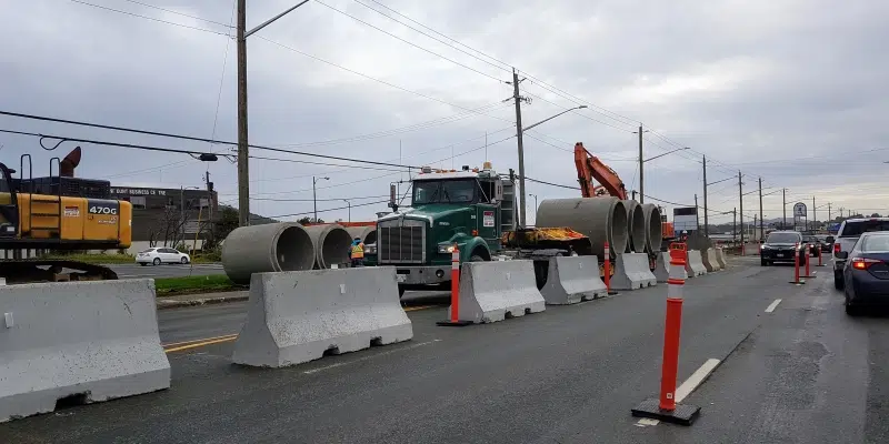 Kenmount Road Construction Getting a Lot Tighter Thursday