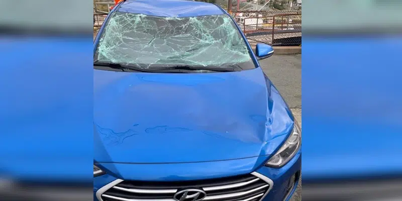 Rogue Wave Damages Car on Bell Island Ferry