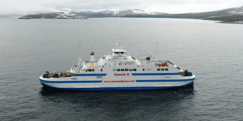 Labrador Marine Changing Vessels While Qajaq W Undergoes Maintenance