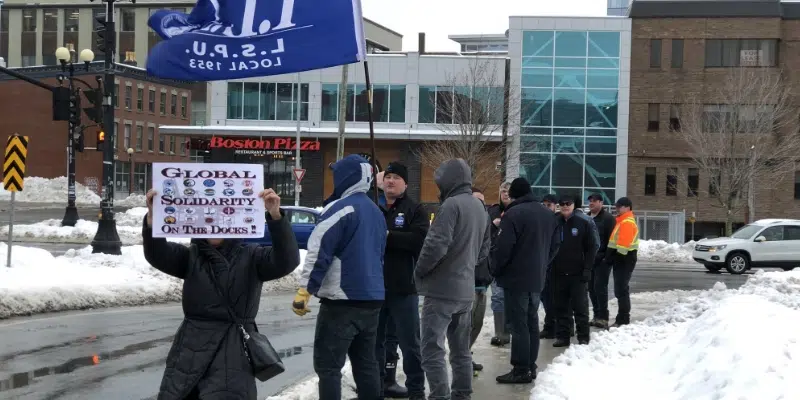 Workers Protest Outside Oceanex Ahead of Contract Negotiations