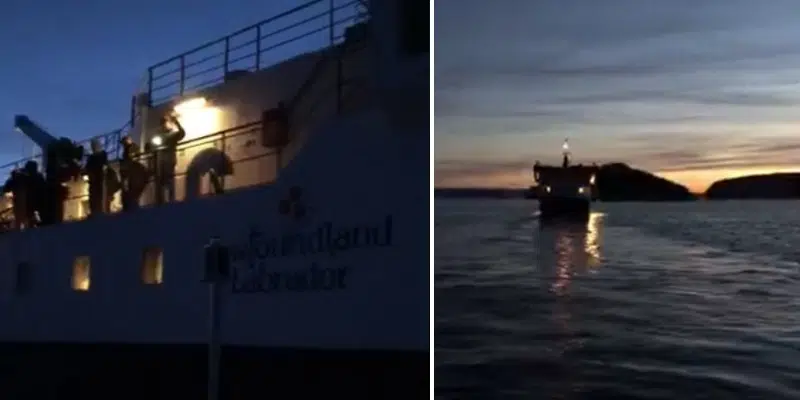 Last Ferry Departs Little Bay Islands as Sun Sets on 2019