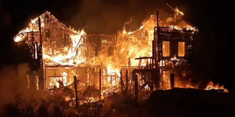 Major Fire Destroys Historic Building on Bell Island