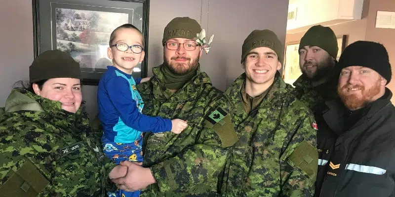 Armed Forces Makes Wish Come True for Little Boy with Cerebral Palsy