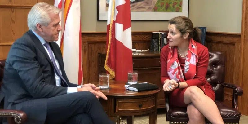 Deputy PM Chrystia Freeland Meets with Premier Ball