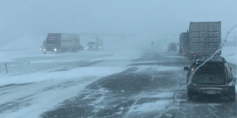 Blowing Snow and 'Extreme Whiteouts' Create Treacherous Driving Conditions