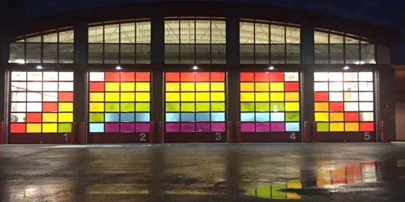 Vibrant "Rainbow of Hope" Painted on CBS Fire Station 