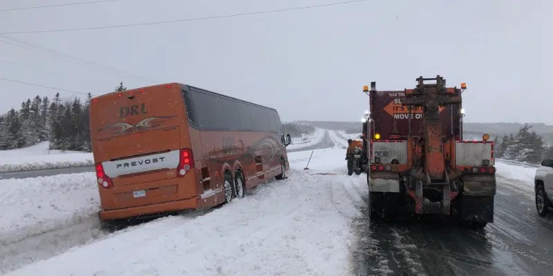 DRL Bus Off Road on TCH Near Ocean Pond 