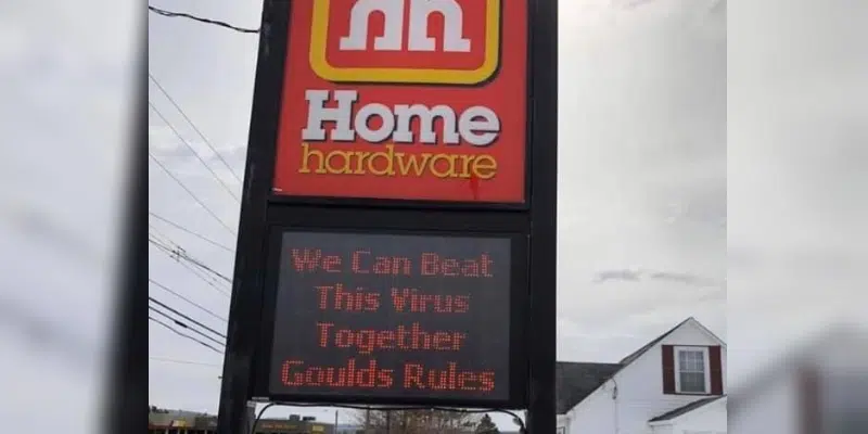 Home Hardware Sign Hits Home with Comical Message 