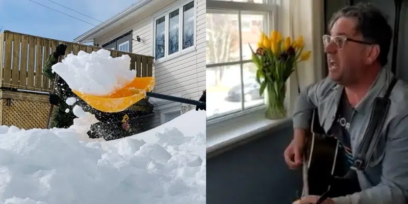 Lawn Shoveling Inspires Song Parody from Musician