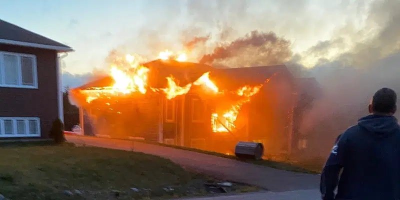 Neighbours Alert Residents to Evacuate as Fire Destroys Bay Roberts Home
