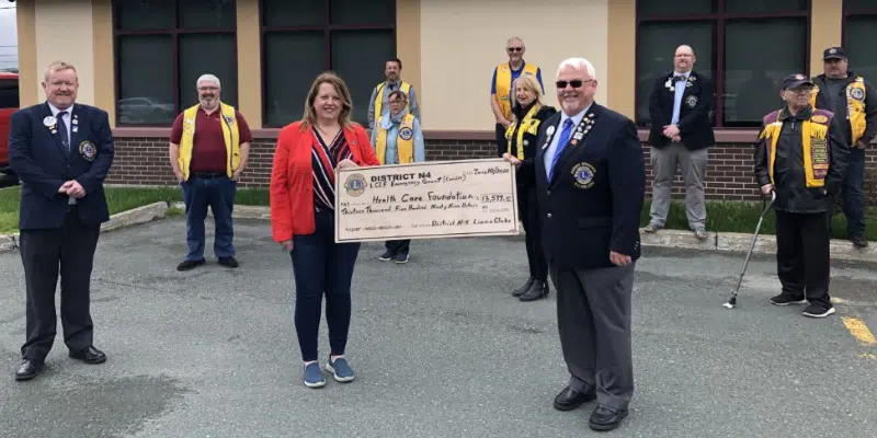 Lions Club Donates Over $13,000 to Aid Health Care Workers