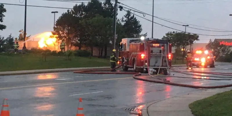 Road Closes Due to Fire At Old Costco Location